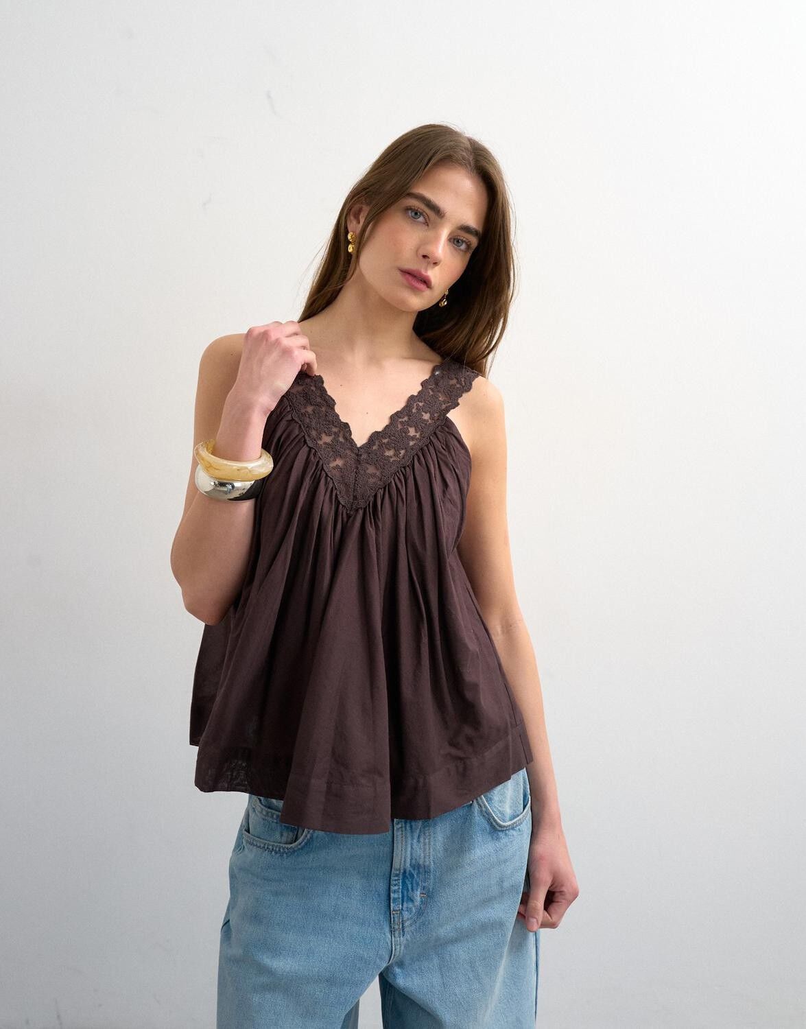 Tssophie Deep V Top Wvn
