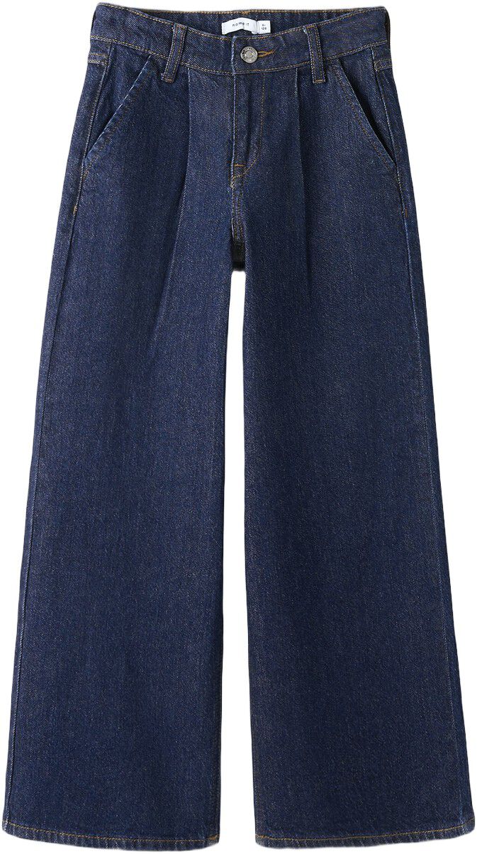 NKFBELLA HW W PLEAT JEANS 3020-AZ L