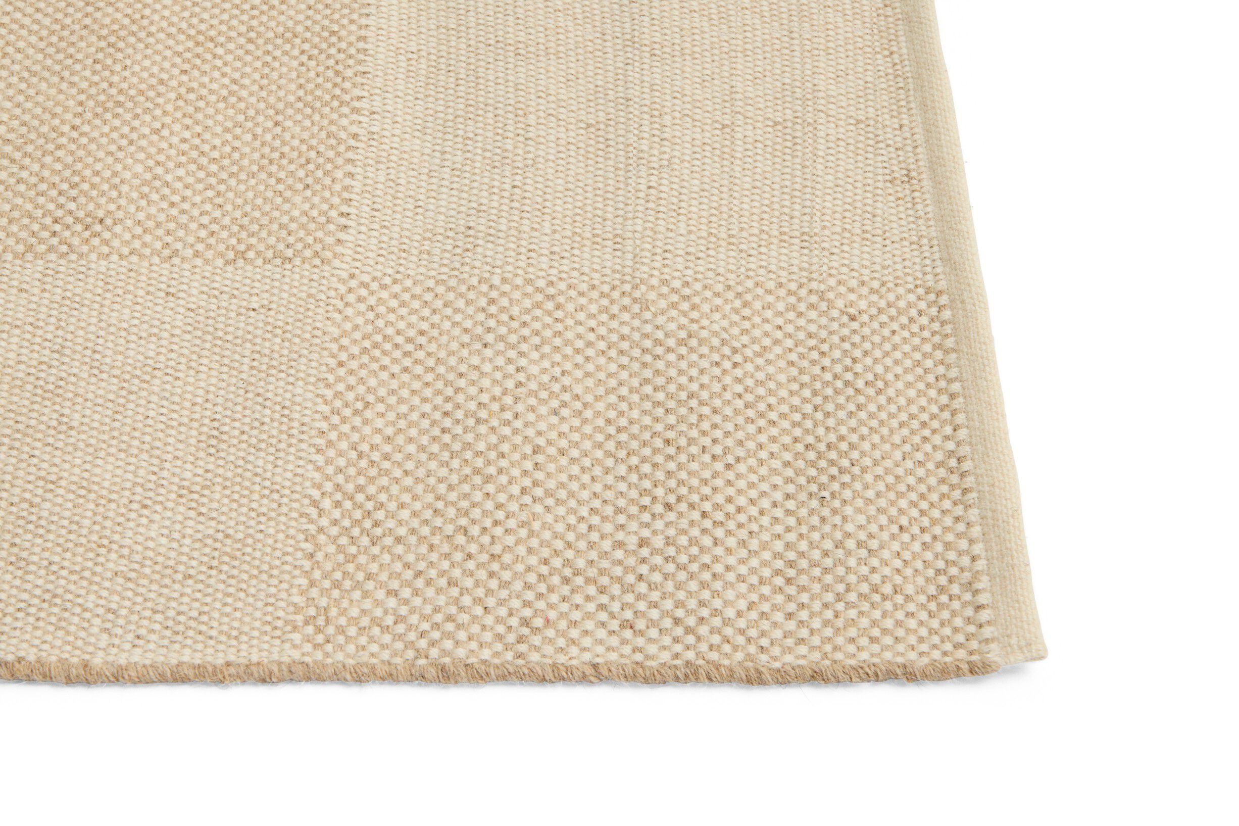 Check Rug-W140 x L200-Sand S check