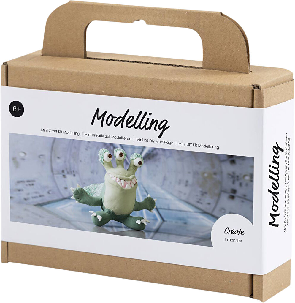 Mini DIY Kit Modellering, Monster Lulu