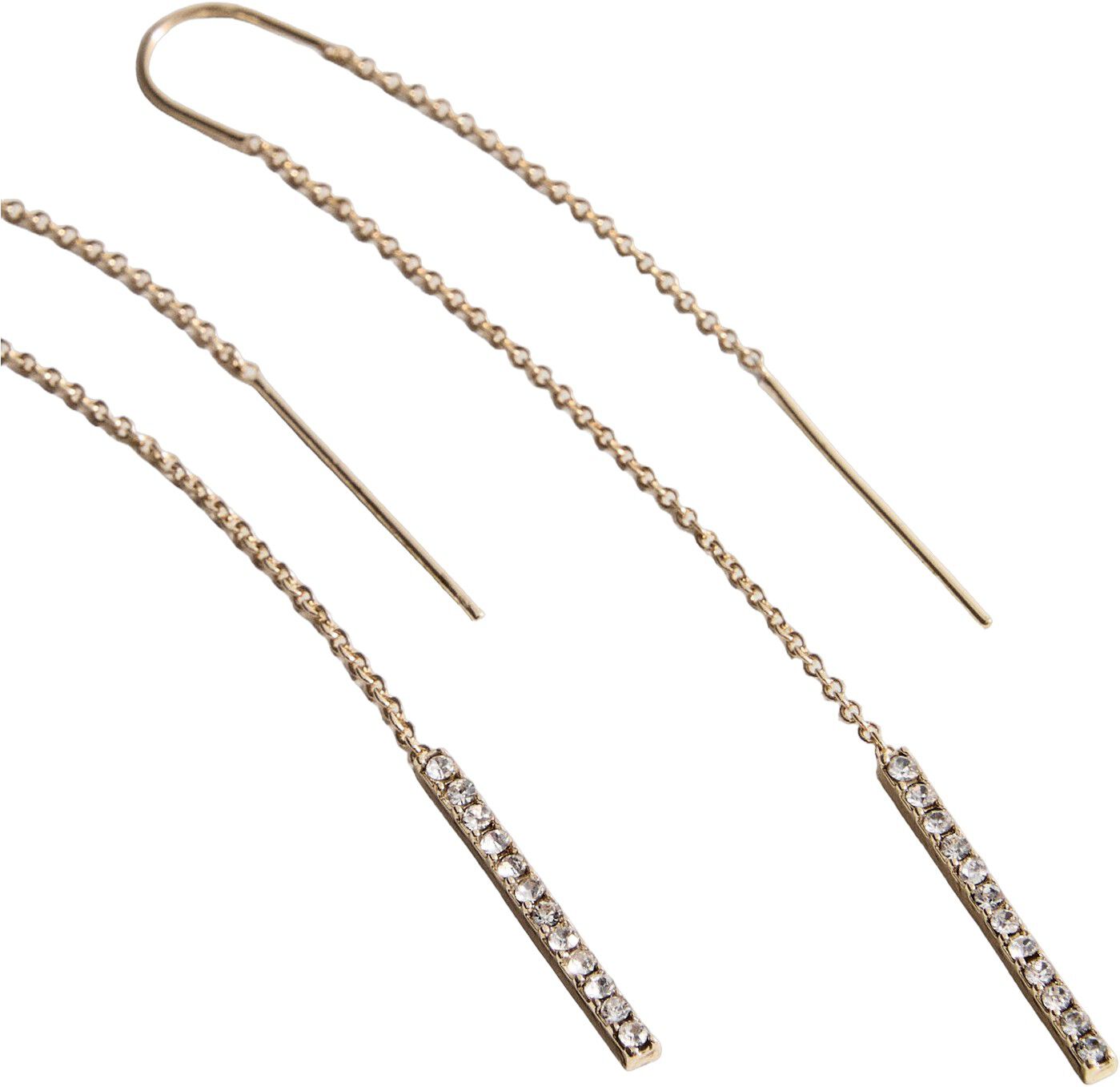 Pendant crystals earrings