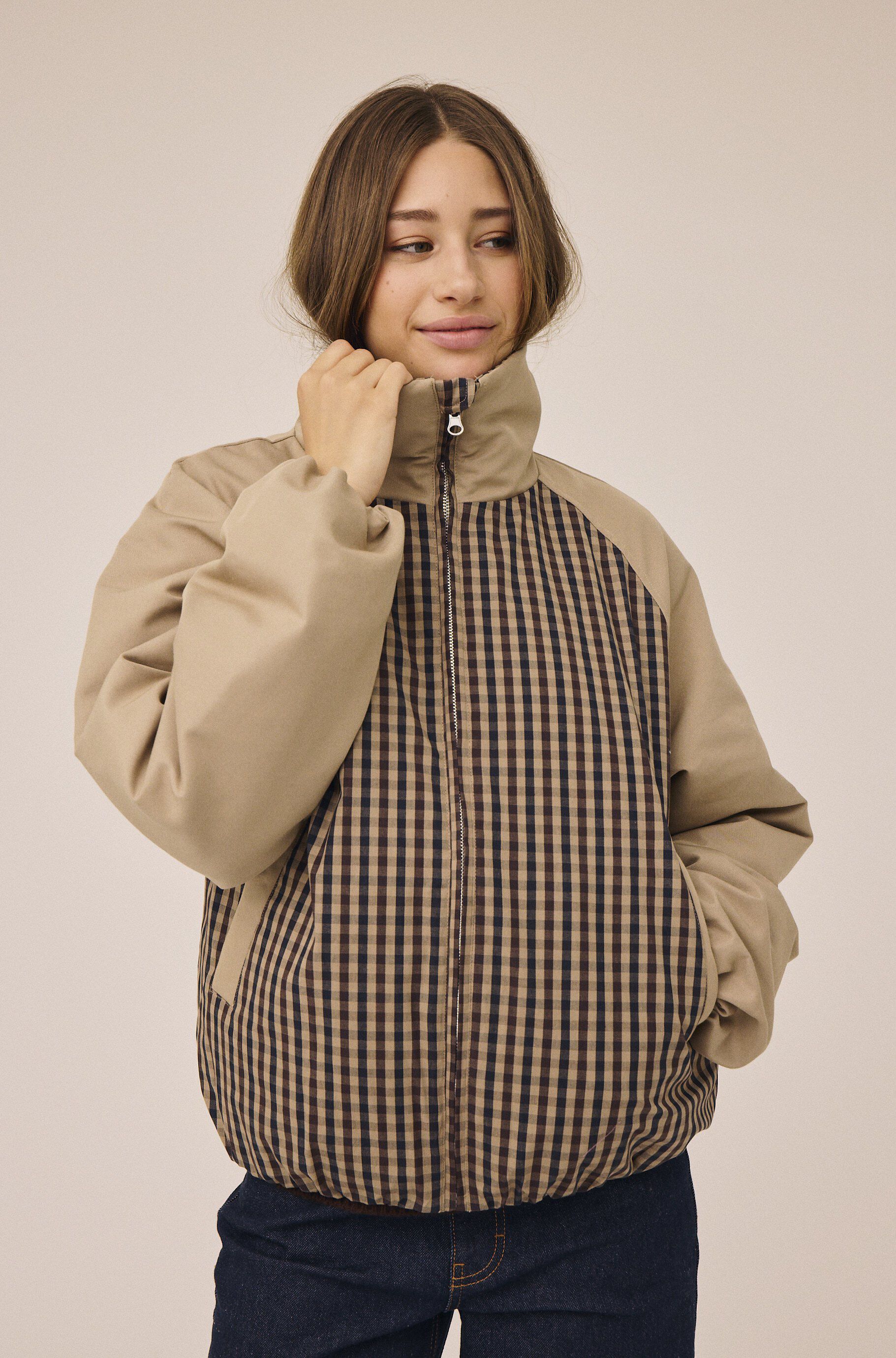 Emmy 8 Jakke with corduroy detalis - GRS