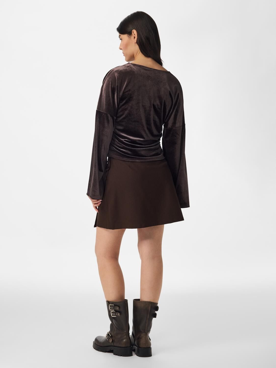 Pcalli Ls Velvet Top Dm