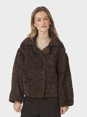 Castor Faux Fur Jacket