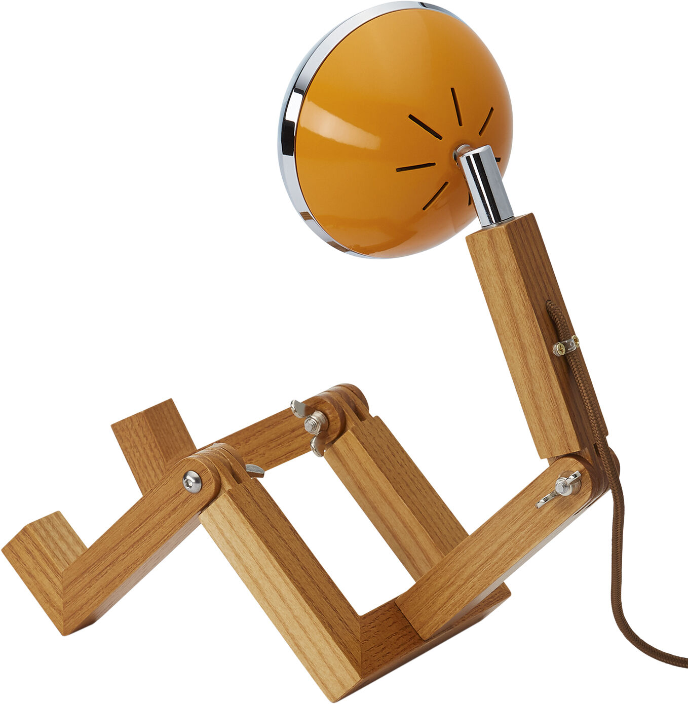 Mini WATTSON Table Lamp, 5V, USB, G4 LED, Ash - Mclaren Orange