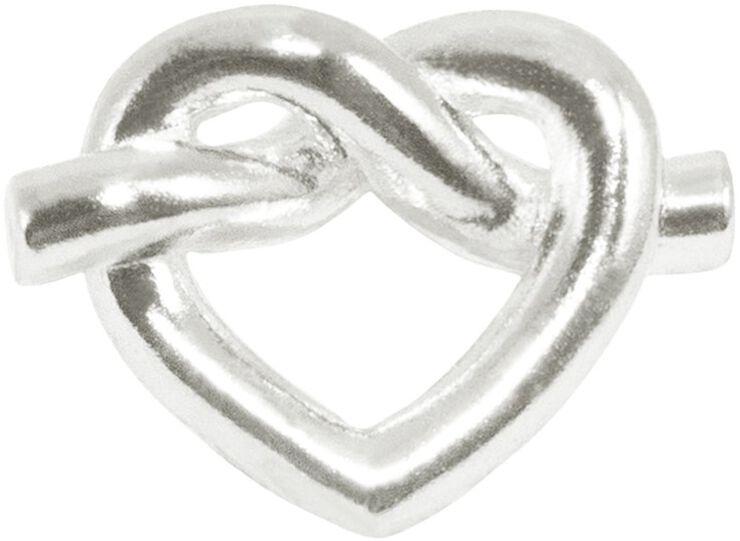 Tied Heart Stud