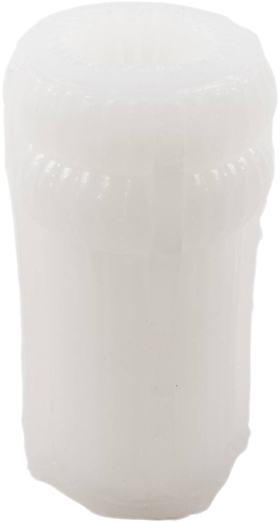 Silikoneform, Rillet cylinder med buer, H: 12,5 cm, diam. 6