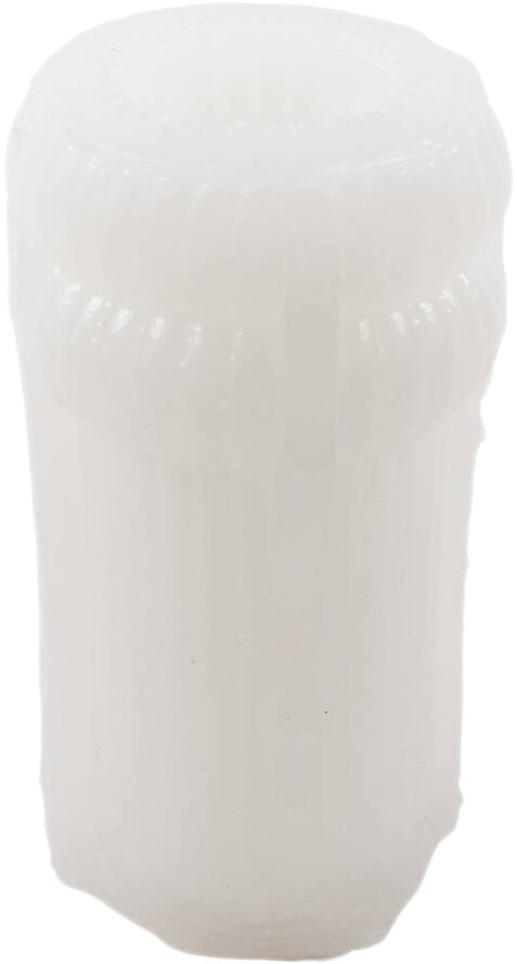 Silikoneform, Rillet cylinder med buer, H: 12,5 cm, diam. 6