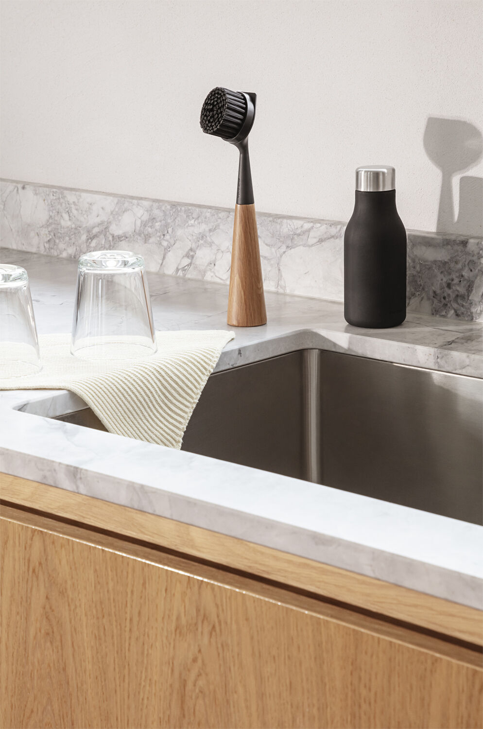 Opvaskeb&oslash;rste eg nylon Black