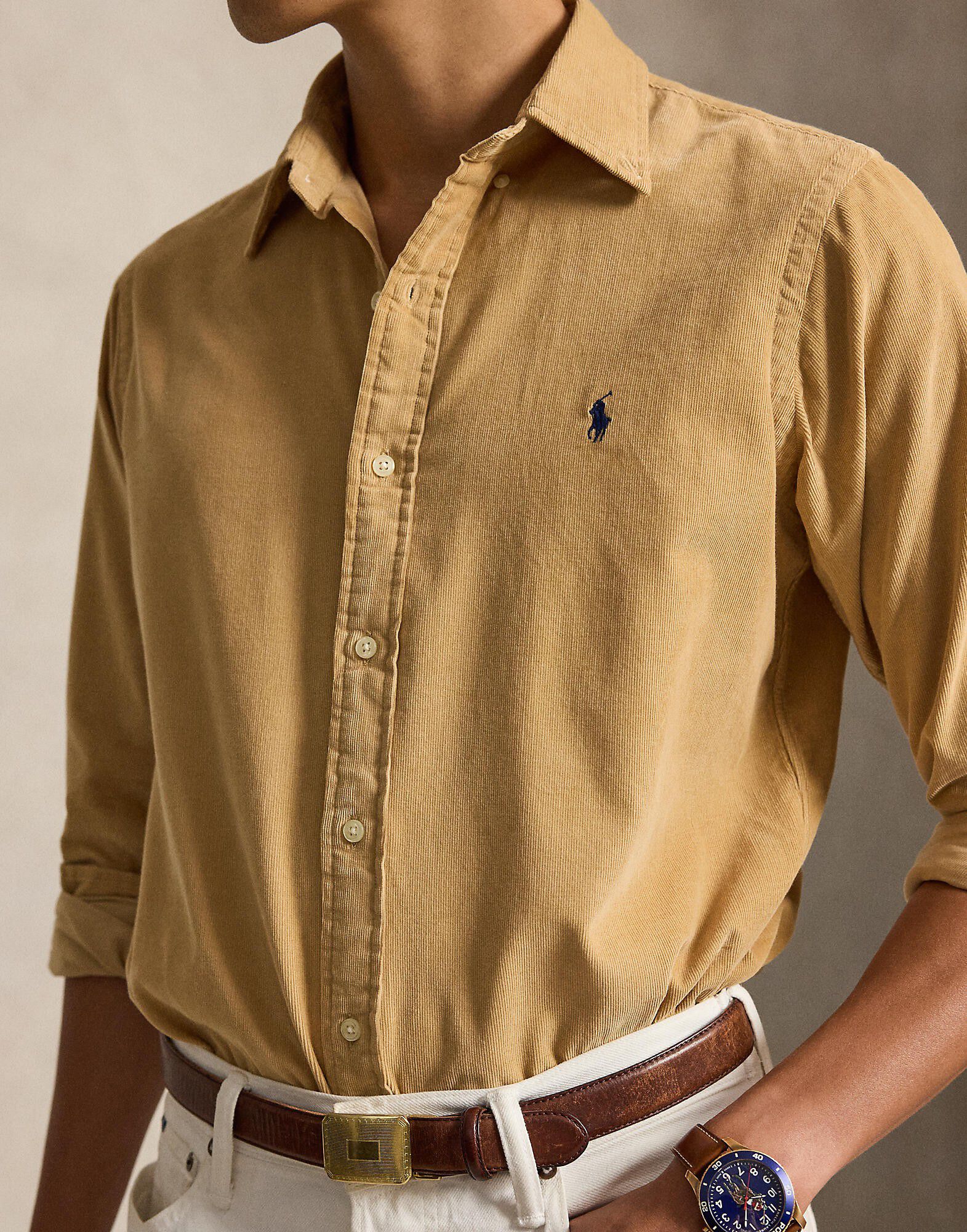 Custom Fit Corduroy Shirt