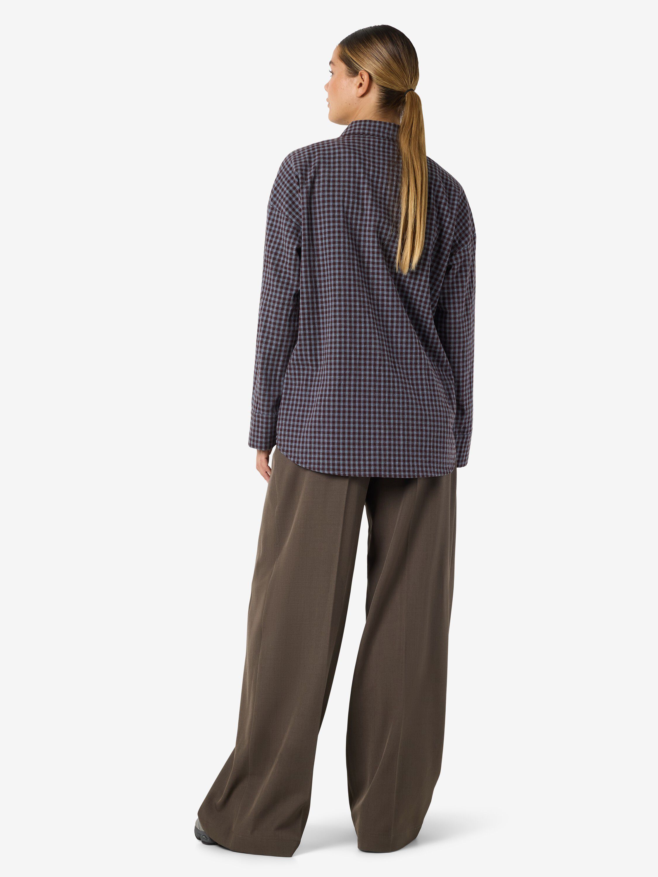 Nmhailey Zoe L/S Check Shirt /Tnt10