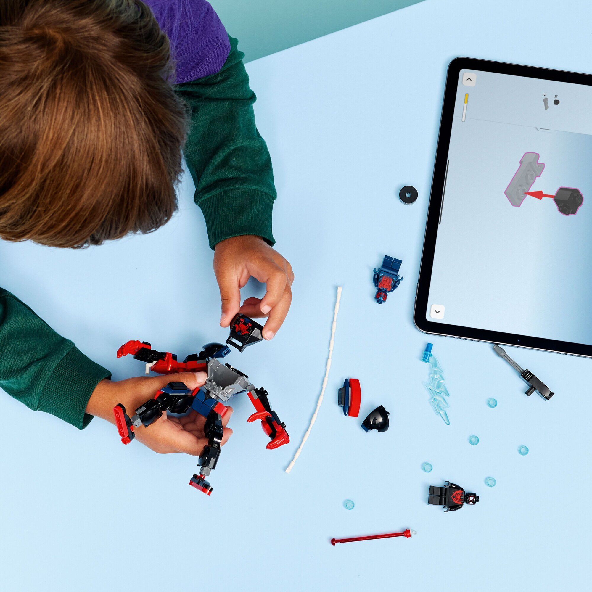 Miles Morales-mech mod Spider-Man 2099 76337