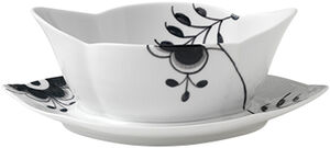 Black Fluted Mega såsskål 55 cl