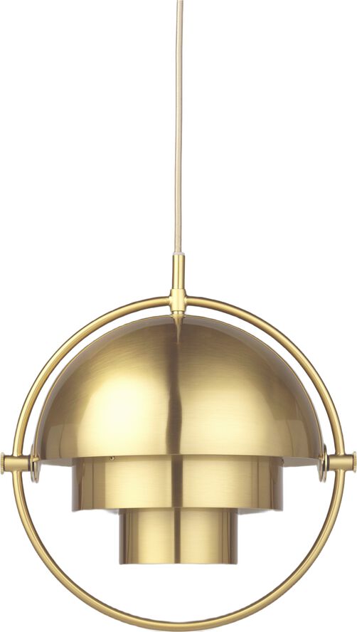 Multi-Lite Pendant - Small (Base: Brass, Shade: Shiny Brass)