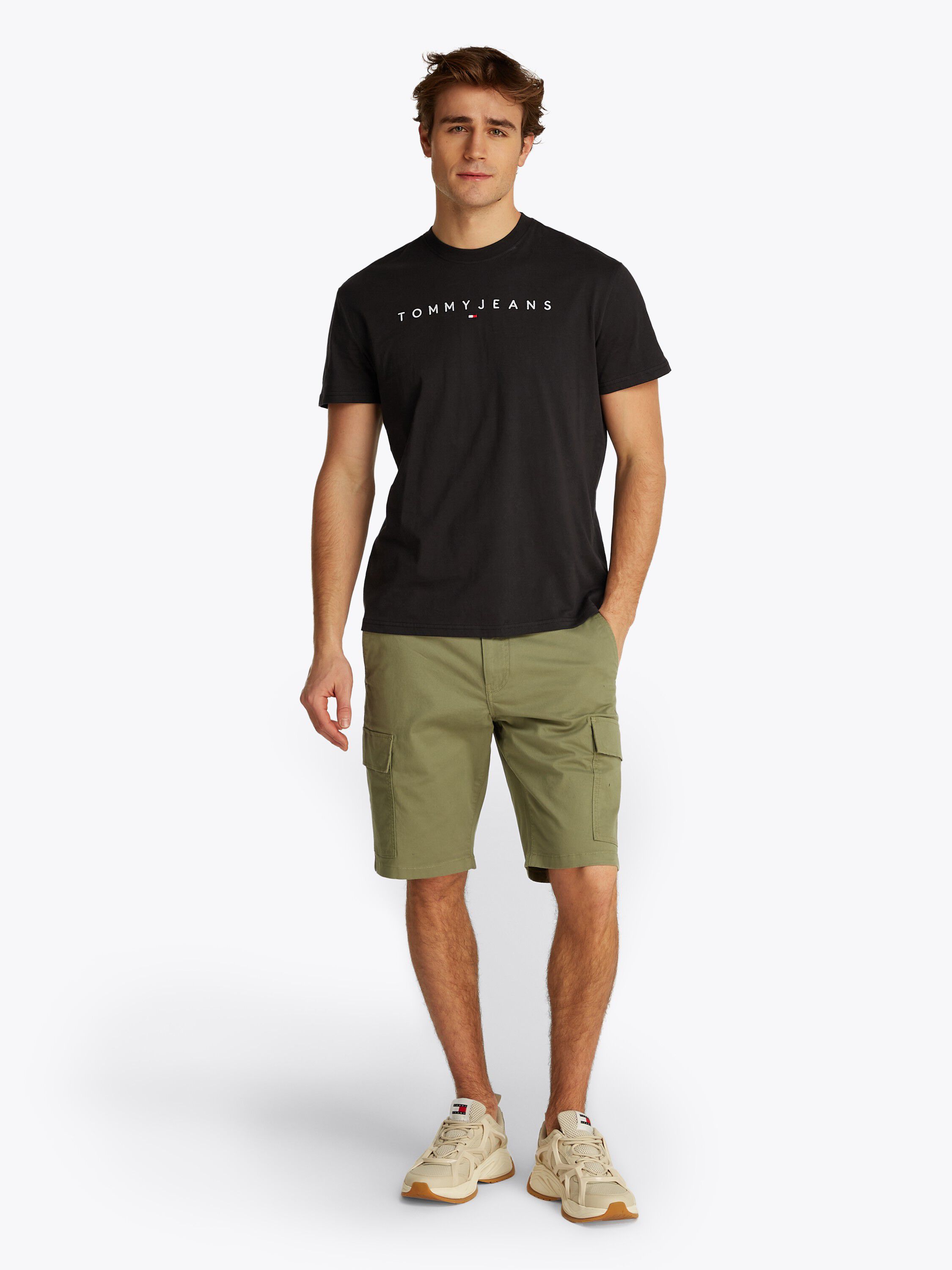 TJM REG LINEAR LOGO TEE EXT