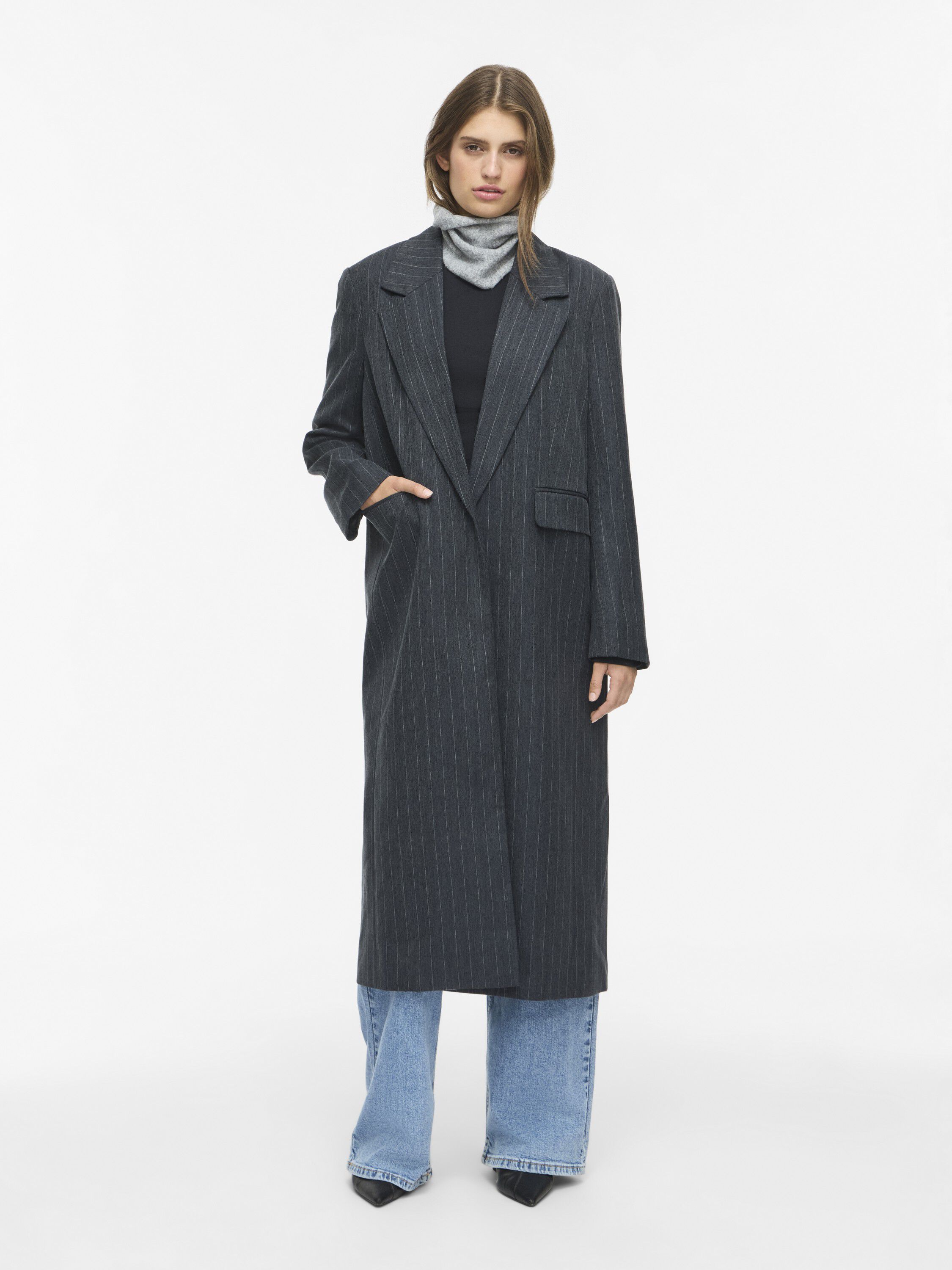 Nmcelia L/S Long Oversize Blazer Tnt/20