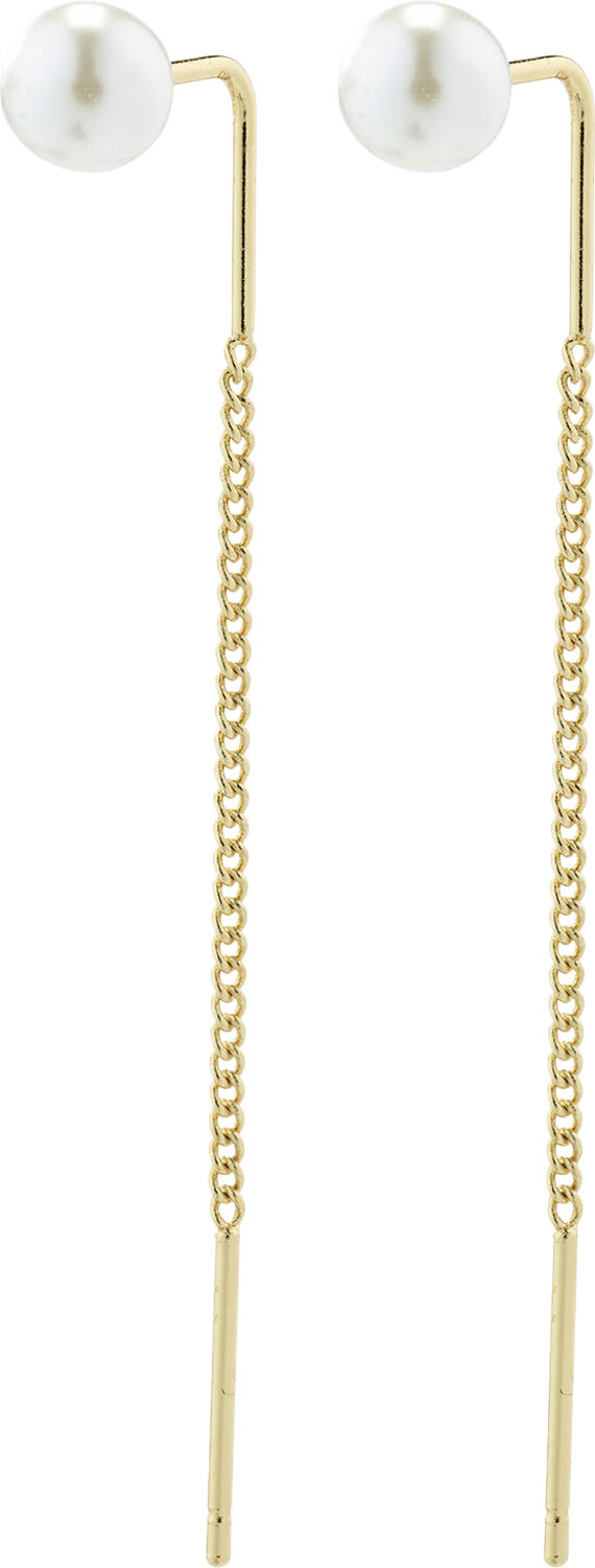 &Oslash;reringe : Elba : Guldbelagt : Hvid