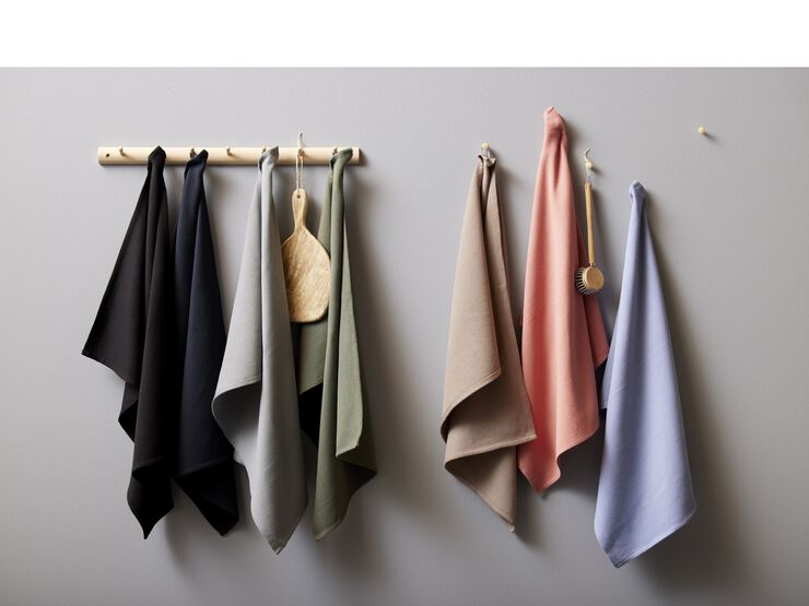 Kökshandduk Diamond 50x70 cm Ljus grå