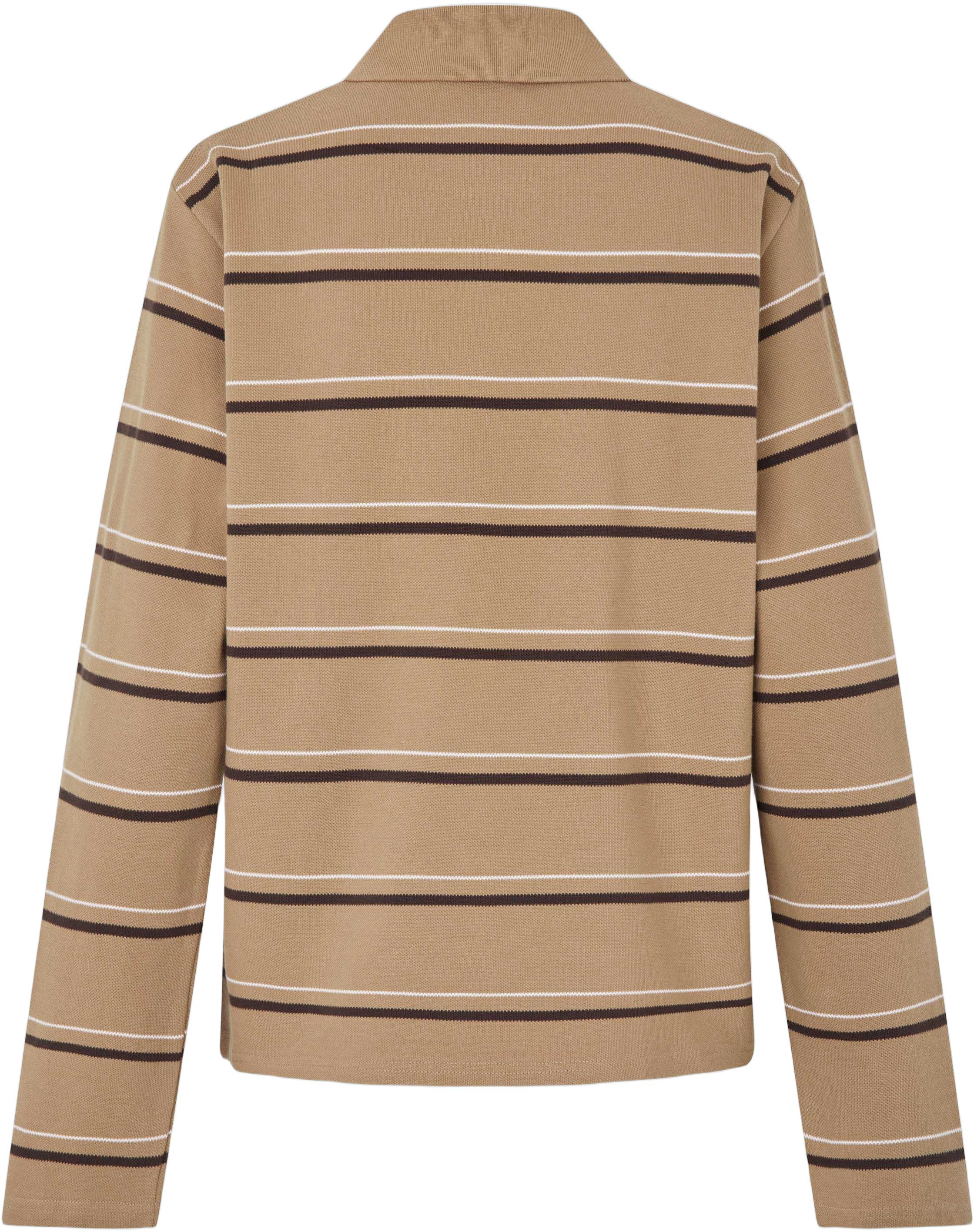 Lovella Striped Polo Tee