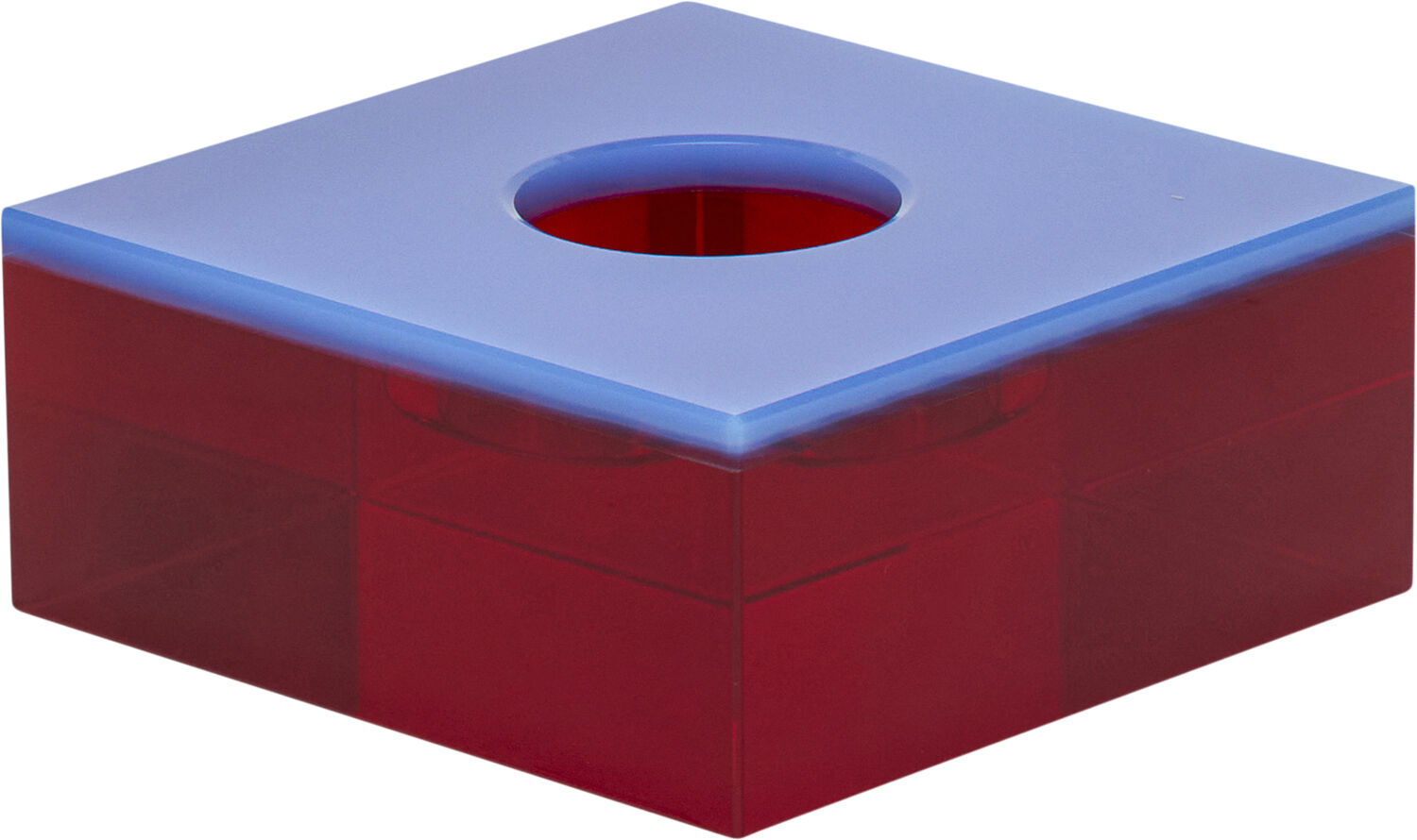 Flux Tealight Holder Blue/Red