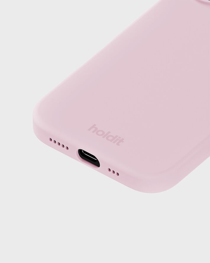 Silicone Case iPhone 16 Pale Pink