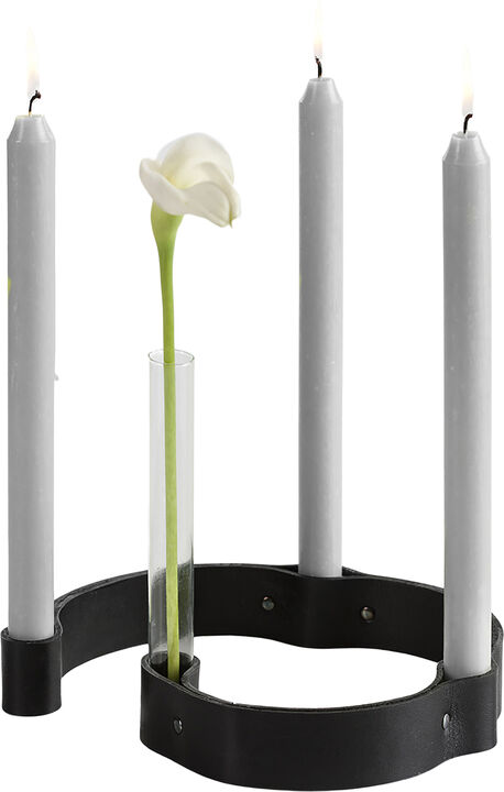 Belt 4 candles, Black