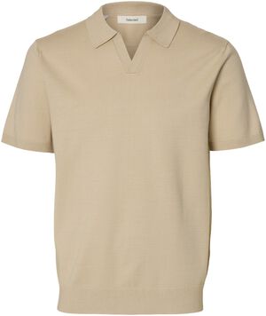 SLHTELLER SS KNIT POLO NOOS