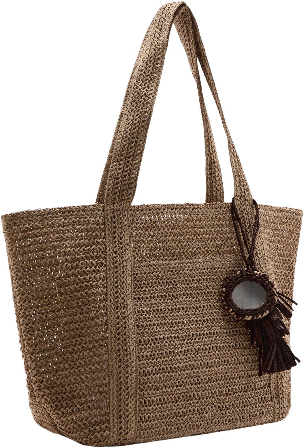 Natural fibre tote bag