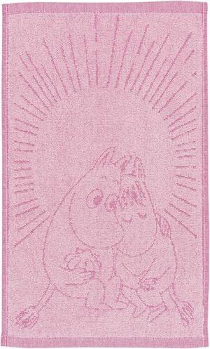 Moomin h. twl 30x50 Sweethearts pink GOTS