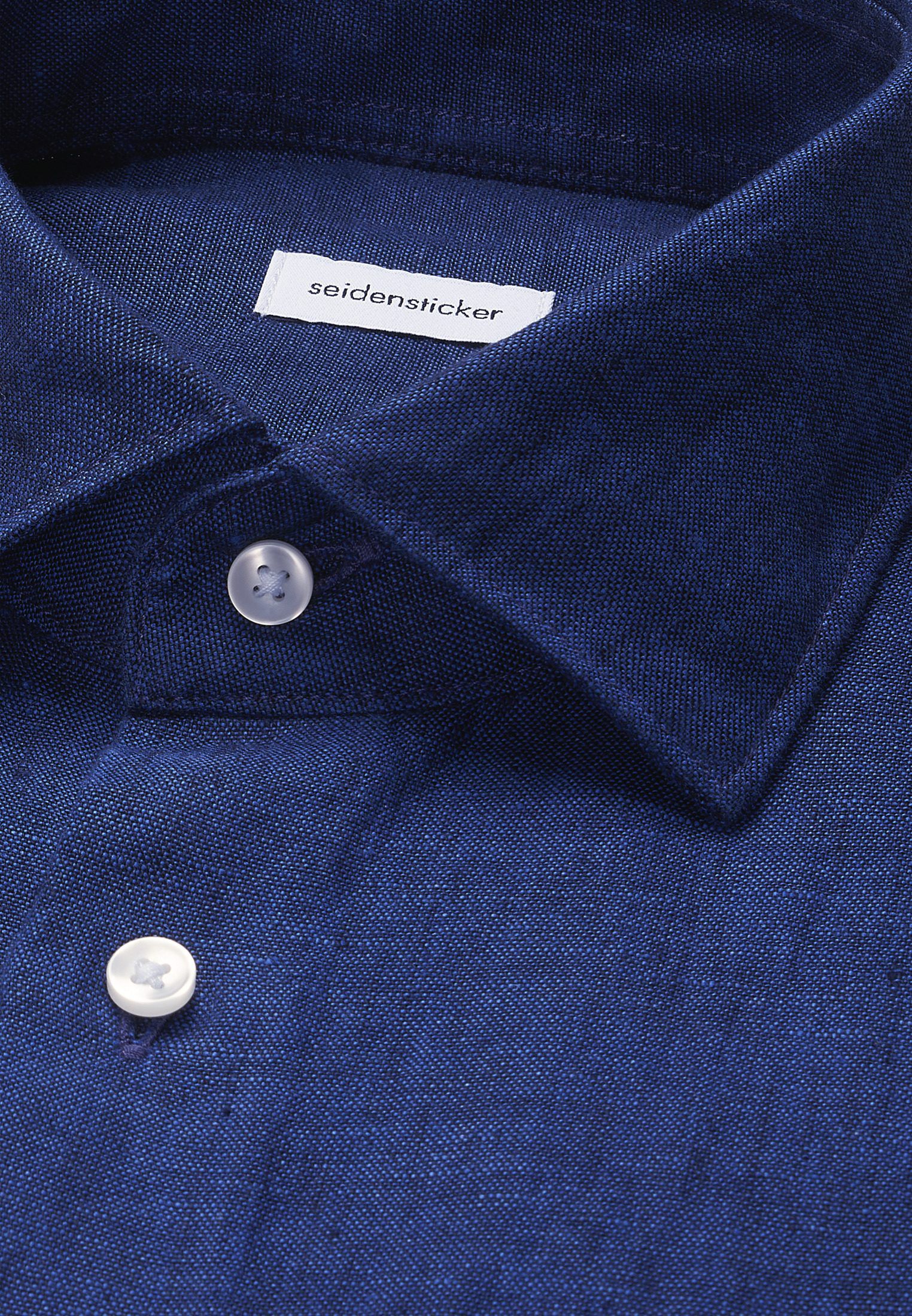 Linen shirt Slim 1/1 Kent-Collar Uni