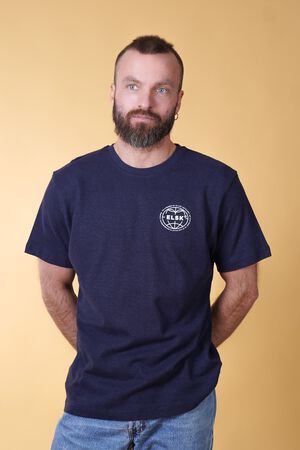 STATEMENT GLOBE CH MEN'S HEMP T-SHIRT