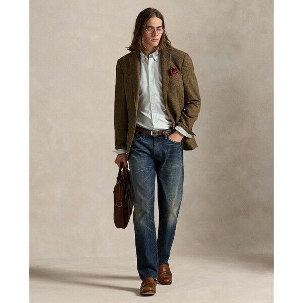 Custom Fit Striped Oxford Shirt