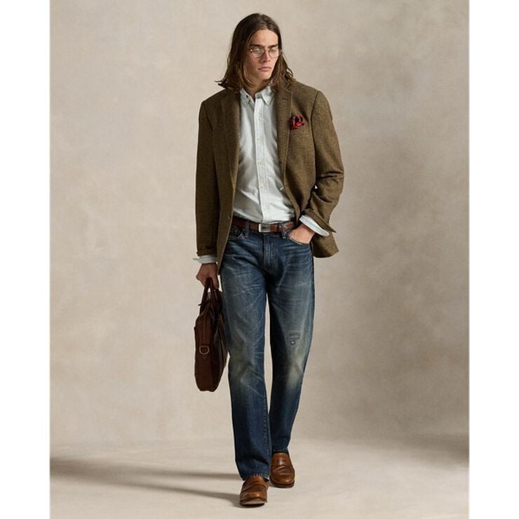 Custom Fit Striped Oxford Shirt