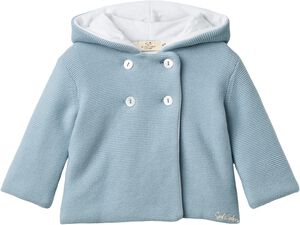 COTTON BABY JACKET W. HOOD