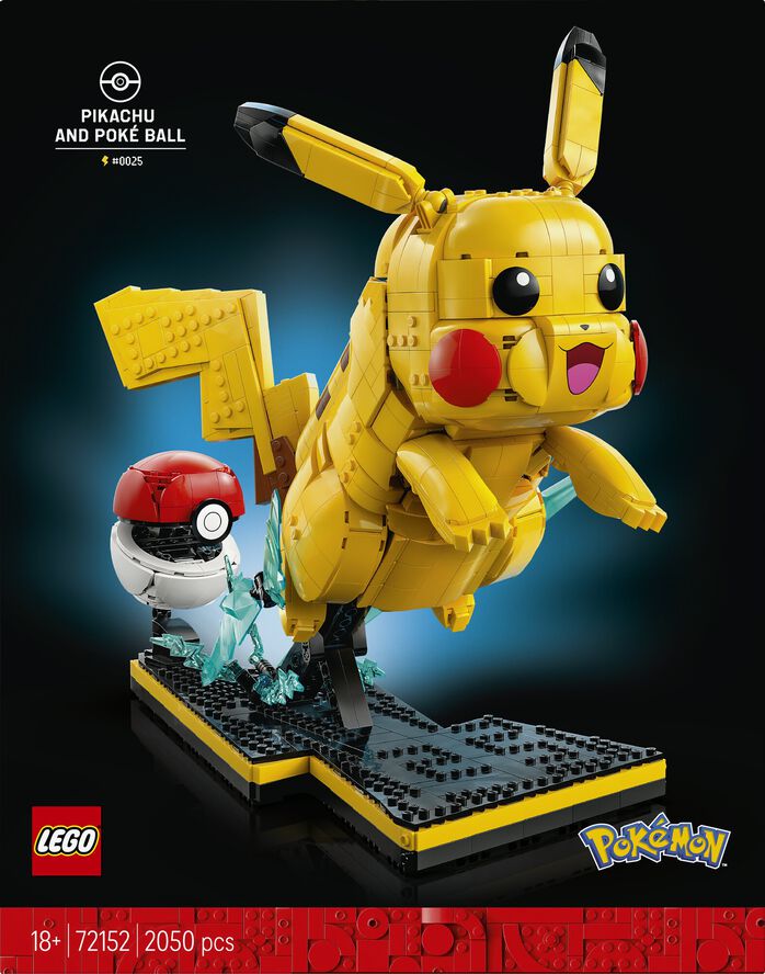 Pikachu og Poké Ball 72152