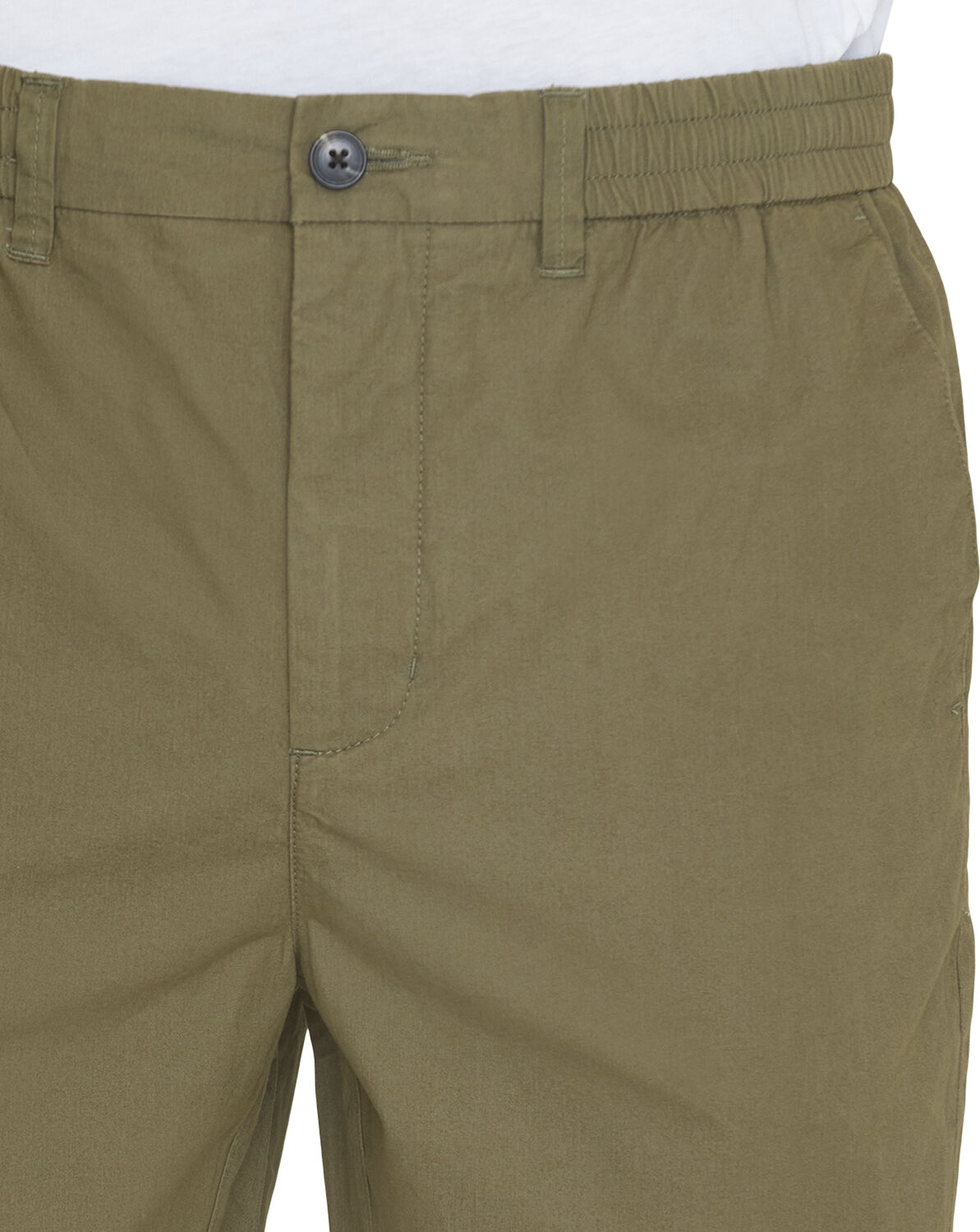 FIG loose poplin elastic waist string shorts - GOTS/Vegan