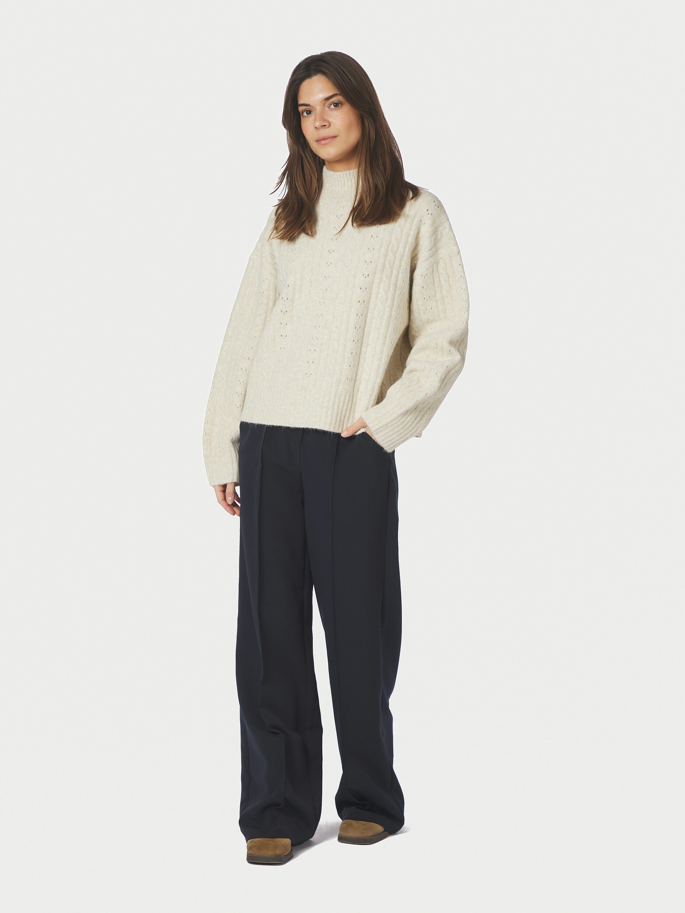 Anda Cable Knit Blouse