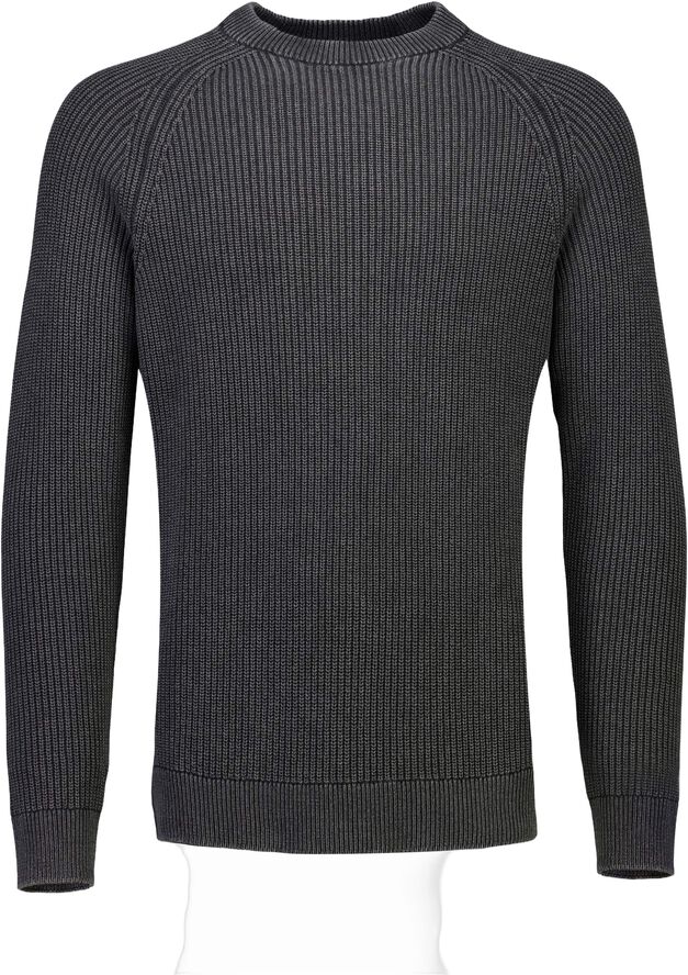 Recycled acid crew neck L/S