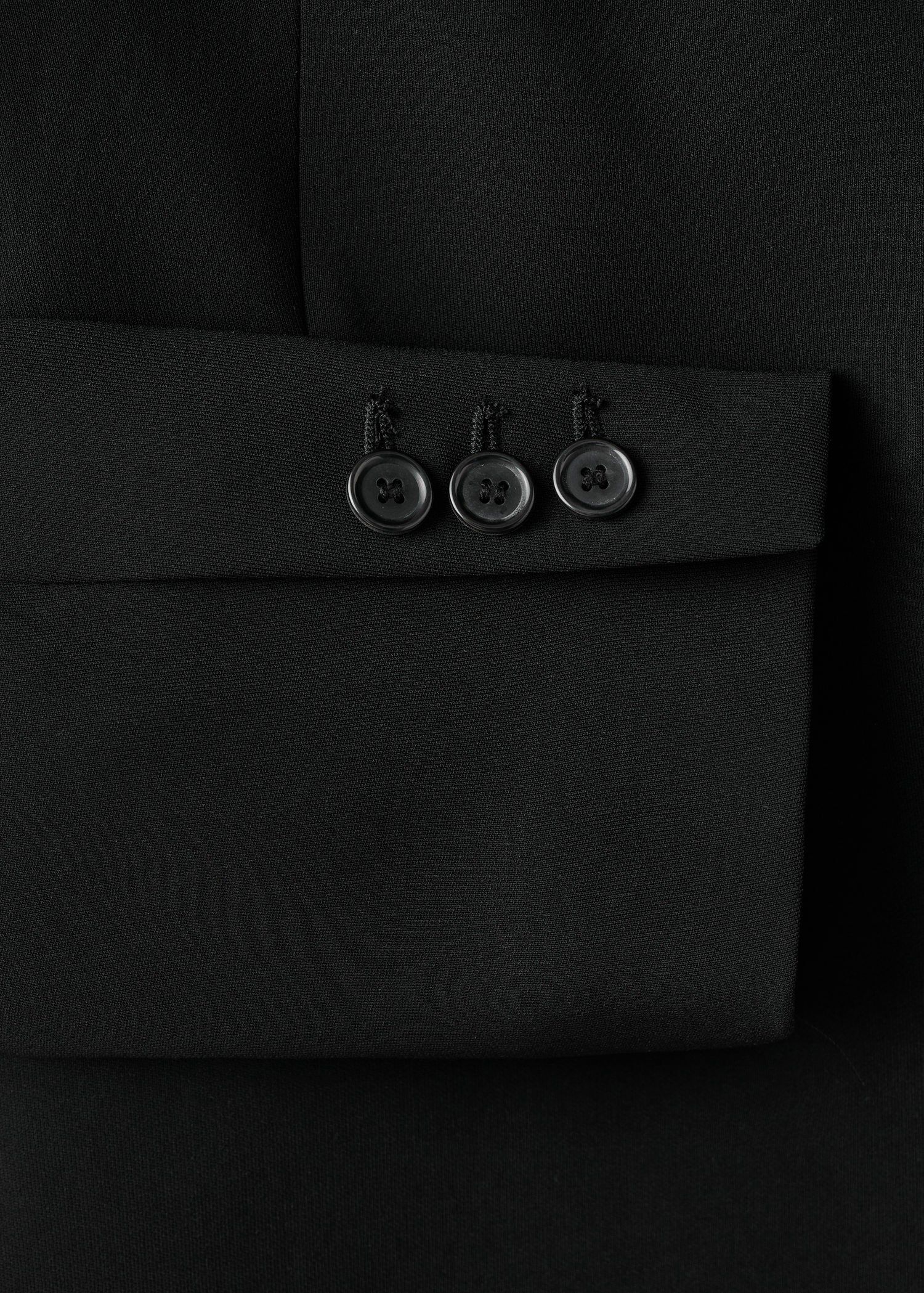 Suit jacket with scarf