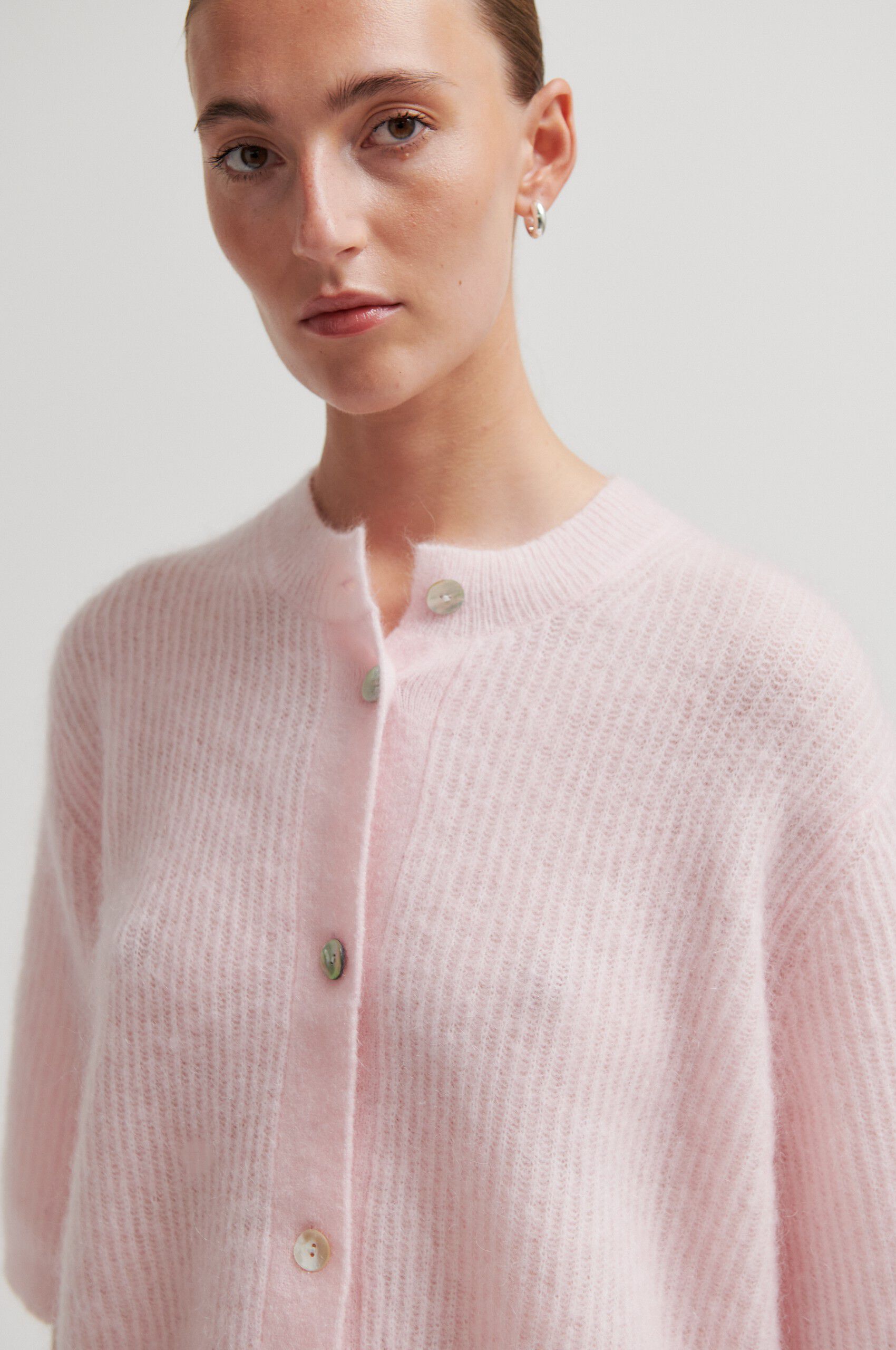 Andrea Knit Rib Cardigan