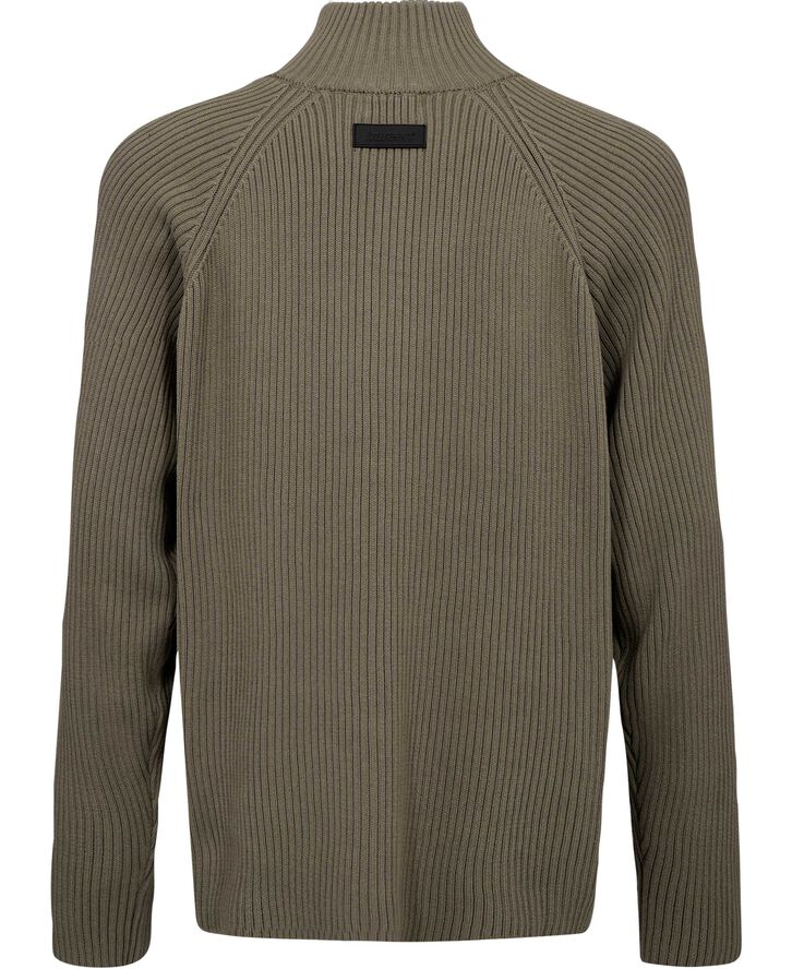 Full Zip Knit Sweater