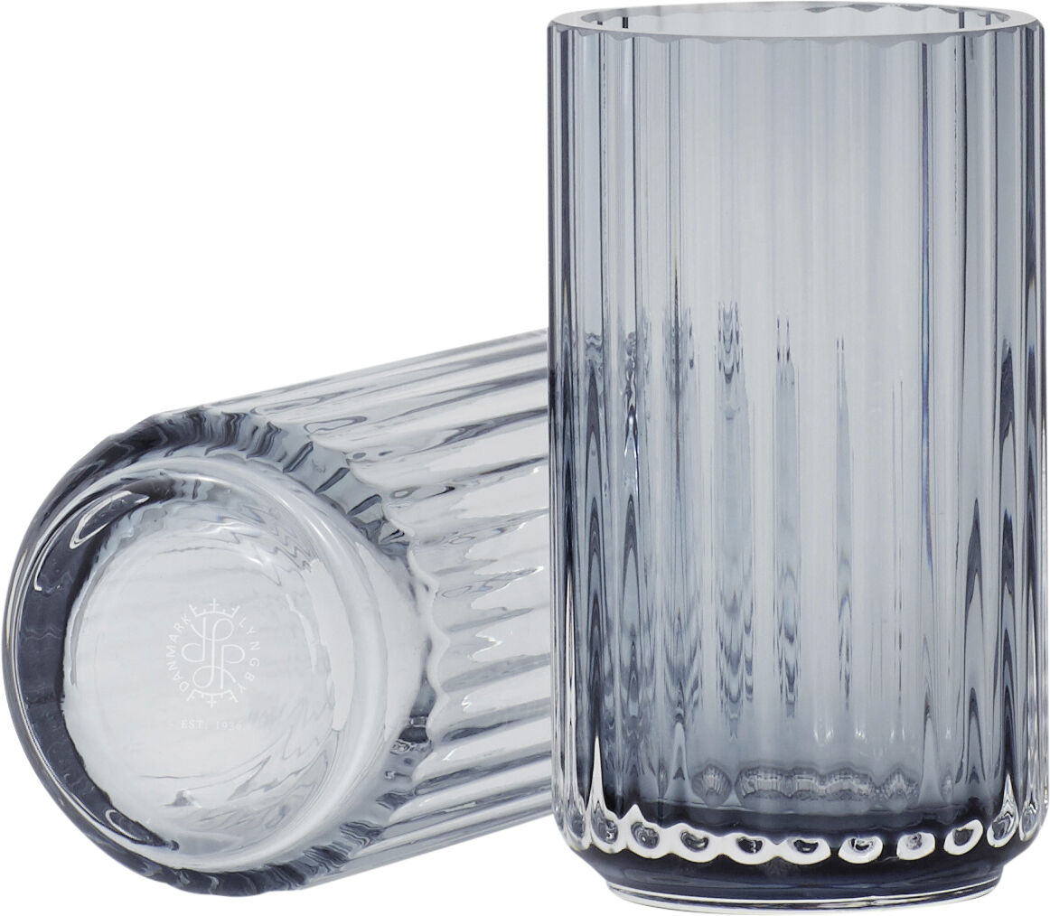 Lyngbyvasen glas bl&aring;