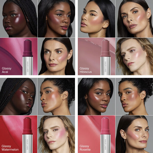 Color Fuse Longwear Glassy Lip + Cheek Balm Blush Stick - Krämrouge