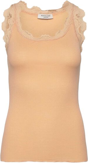 Silk top w/ lace