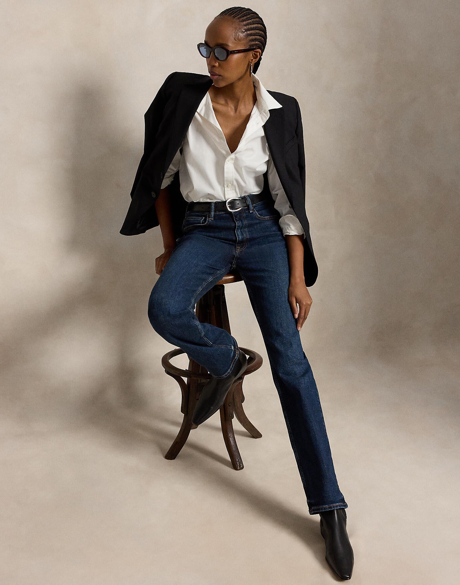 High-Rise Straight Jean