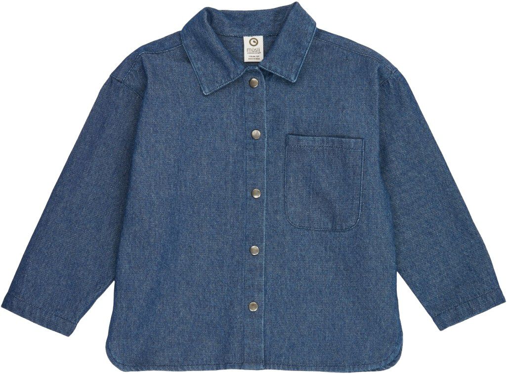 Denim L/S skjorta
