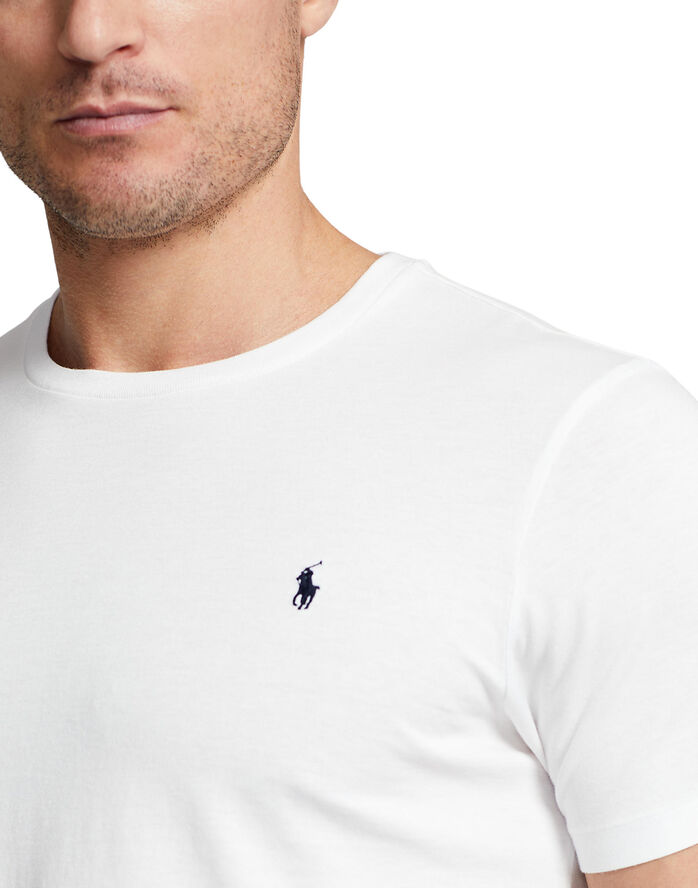 Cotton Jersey Crewneck Sleep Tee