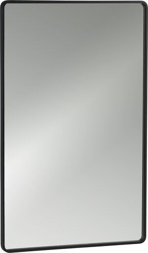 Väggspegel Rim 70x44 cm Black
