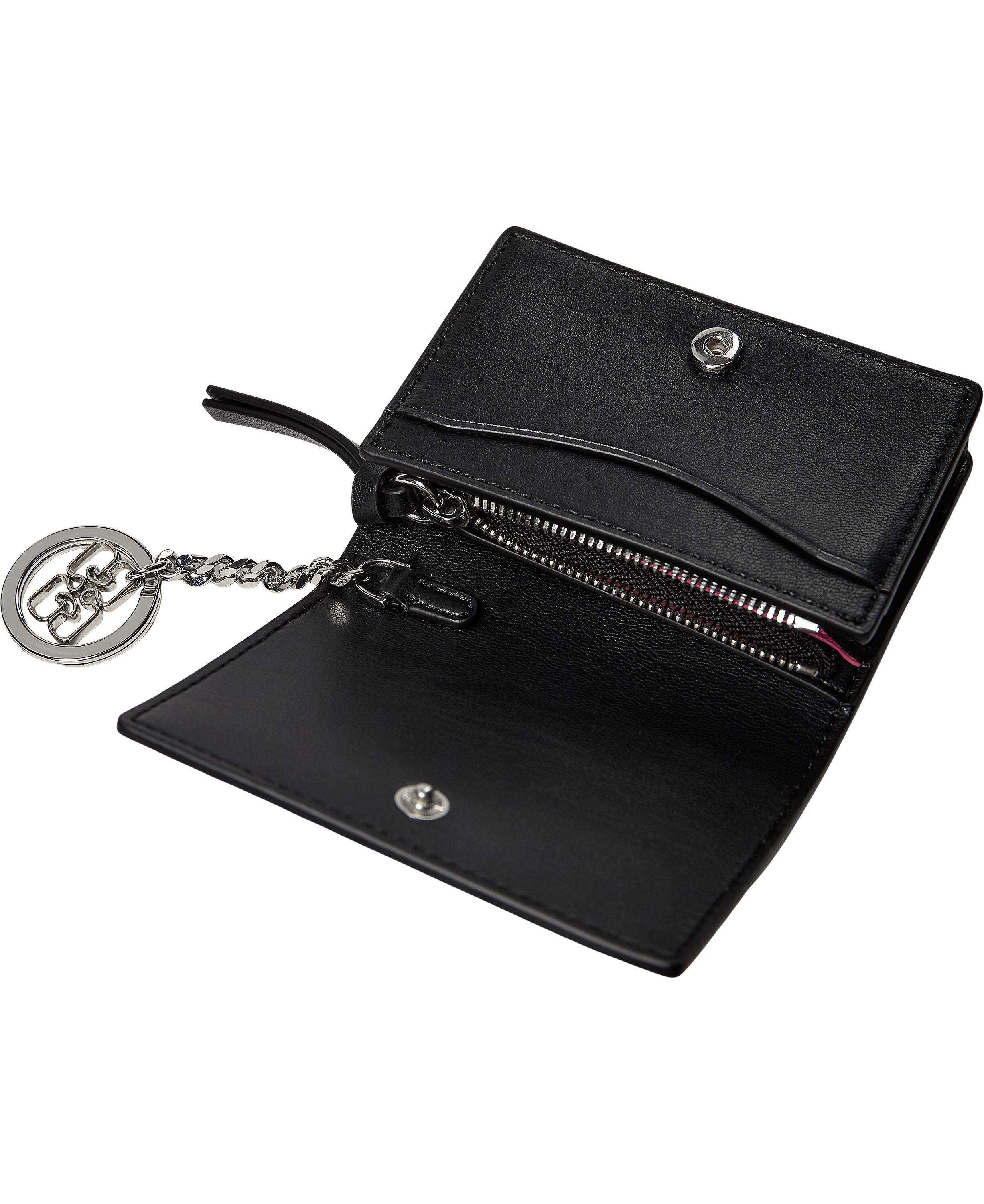 Ganni Card Holder With Flap Blue Do