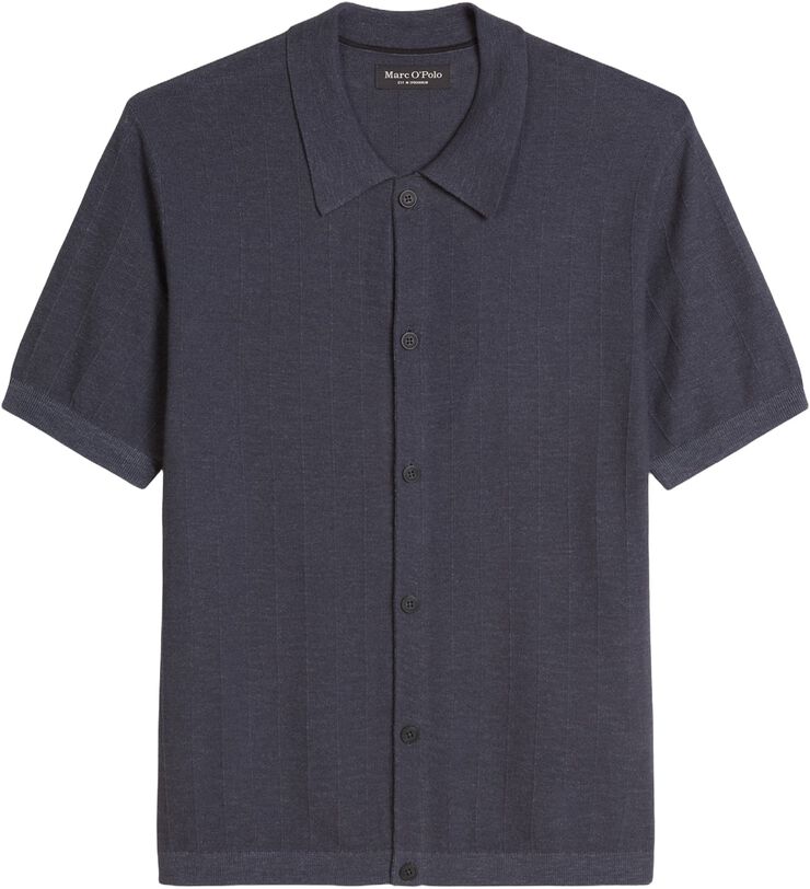 Shirt Short Sleeve, structured,soli
